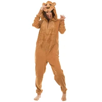 Adult Lion Jumpsuit Costume