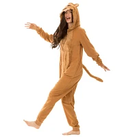 Adult Lion Jumpsuit Costume