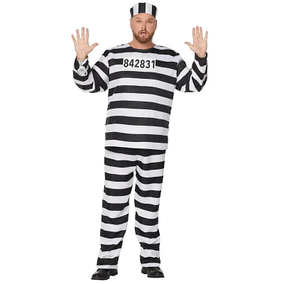 Adult Jailbird Plus Size Costume