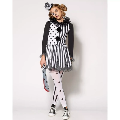 Adult Twisted Trickster Clown Costume