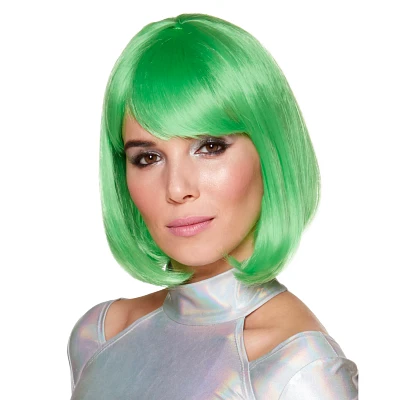 Green Bob Wig