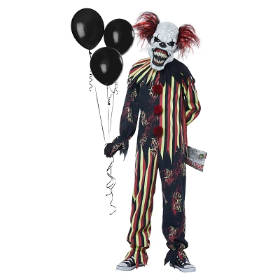 Kids Glow the Dark Clown Costume