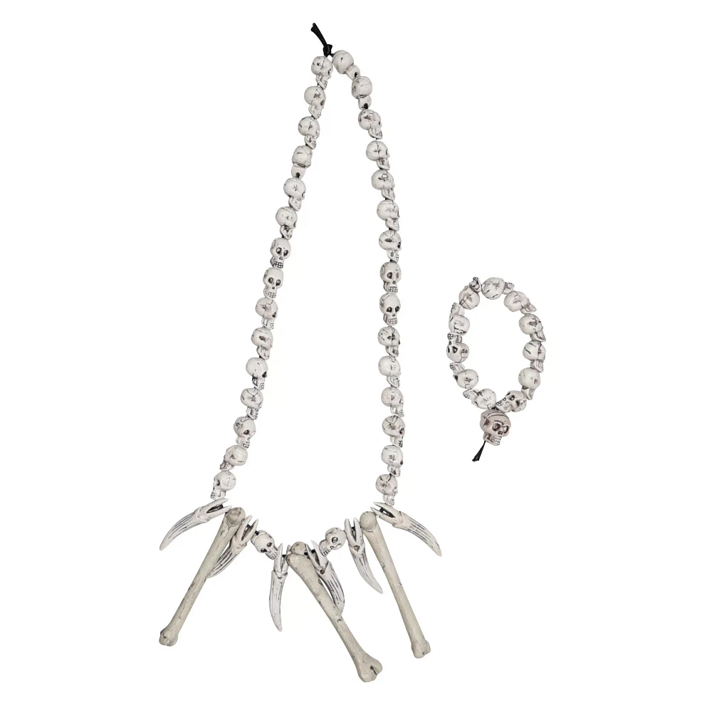 Skull Bone Jewelry Set