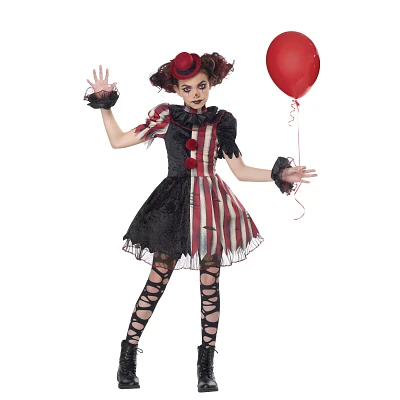 Kids Twisted Circus Clown Costume