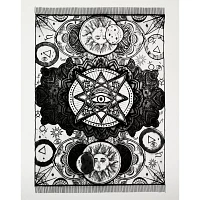 7 Ft Tarot Celestial Tablecloth