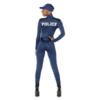 Adult Police Officer Catsuit Costume