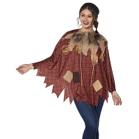 Plaid Scarecrow Poncho