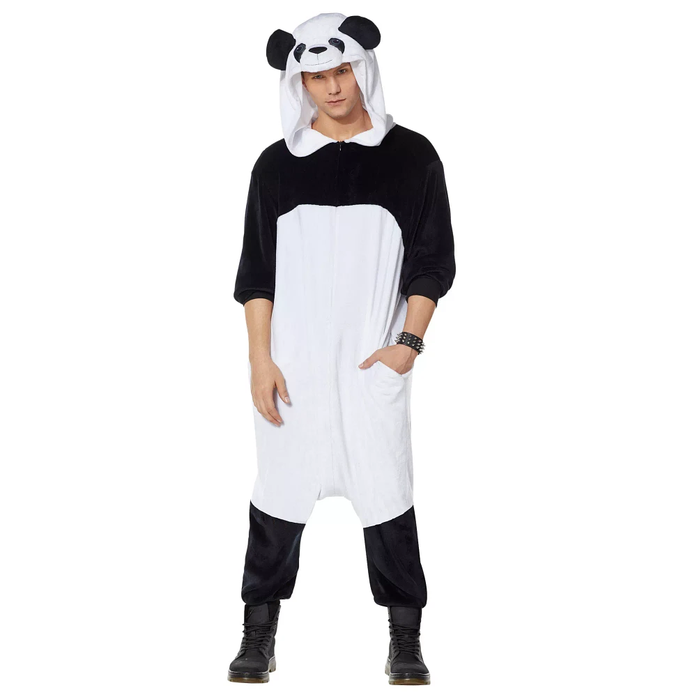 Adult Panda Jumpsuit Costume