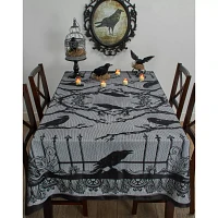Dark Forest Raven Tablecloth