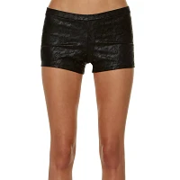 Adult Black Lace Printed Boyshorts
