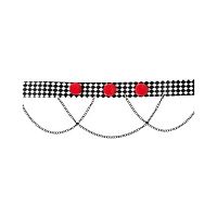 Scary Clown Pom Choker Necklace