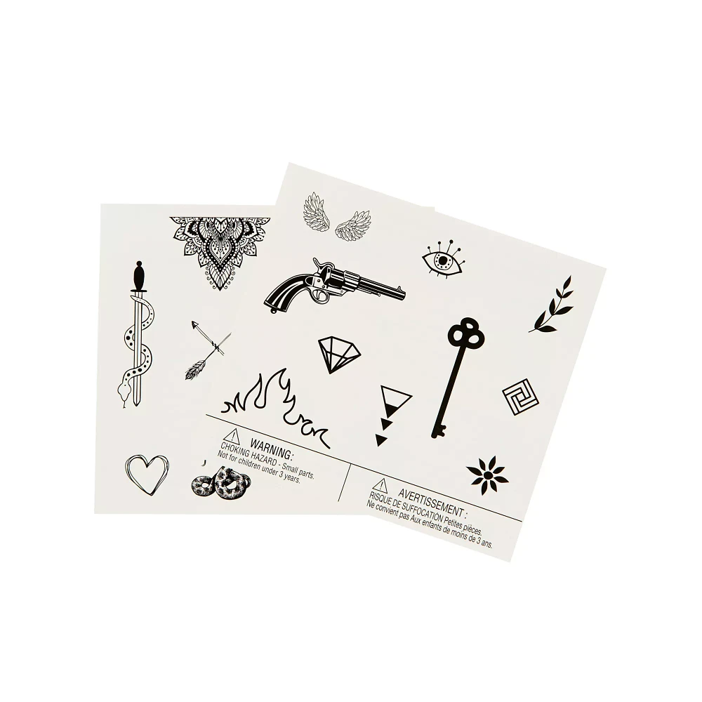 Mini Temporary Tattoos - 20 Pack
