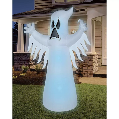 8 Ft Light-Up Ghost Inflatable Decoration