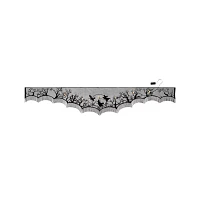 Light-Up LED Mantel Scarf - Hocus Pocus