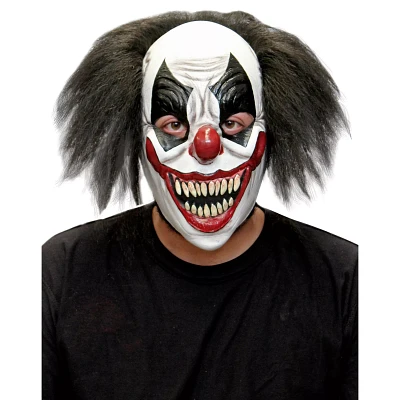Red White and Black Clown Full Mask
