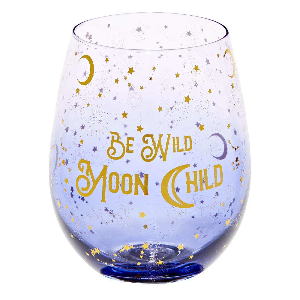 Be Wild Moon Child Stemless Glass - 22 oz.