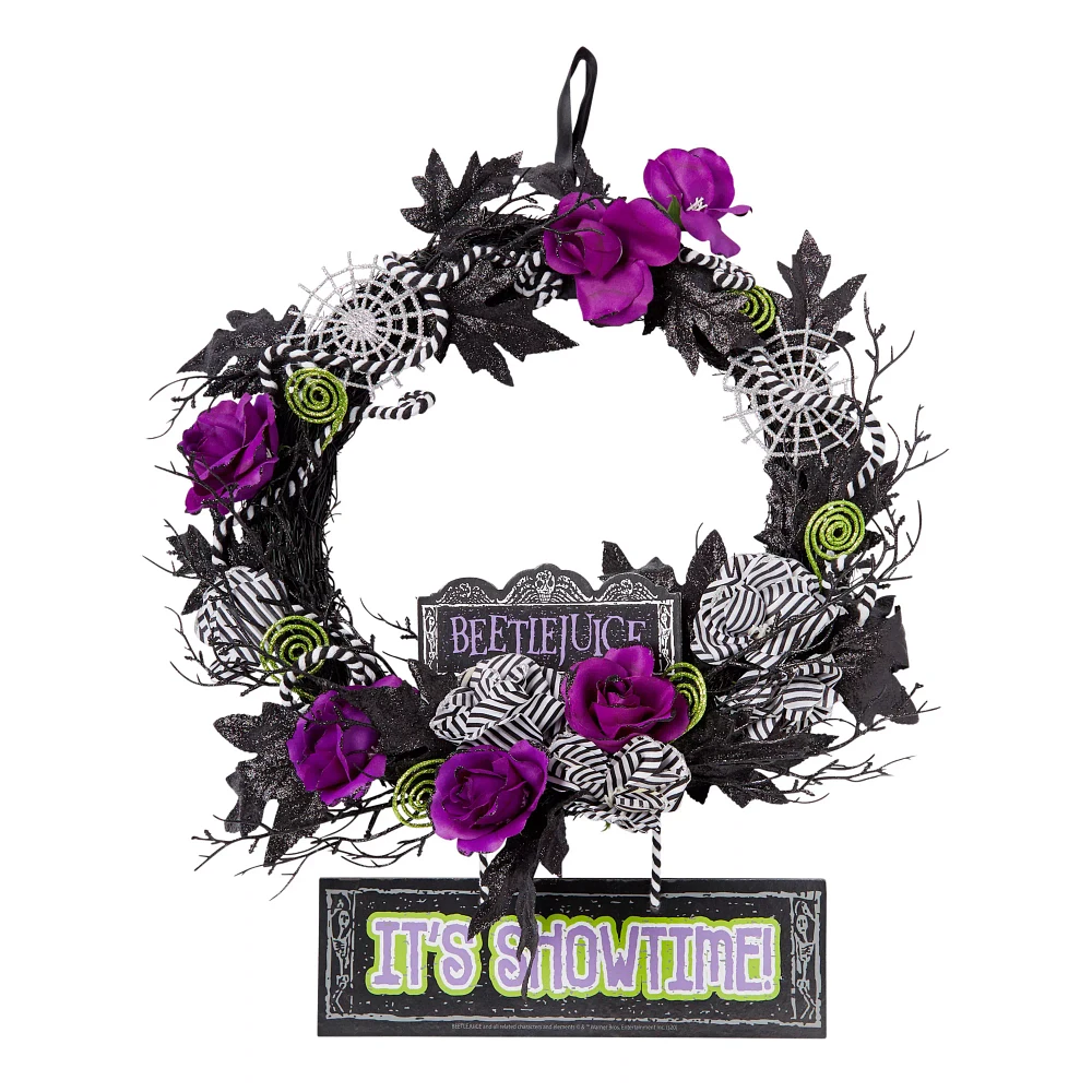 It's Showtime Wreath - Beetlejuice