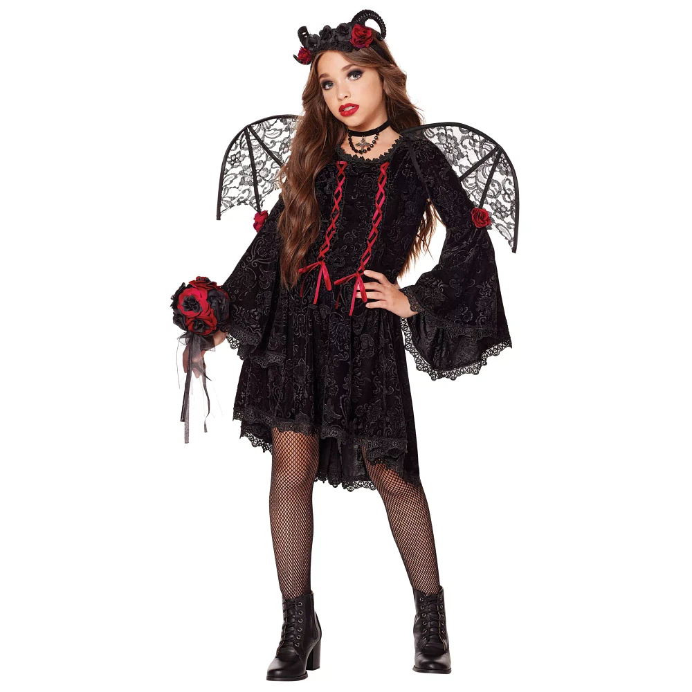 Kids Gothic Devil Costume