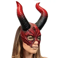 Devil Horn Half Mask
