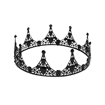 Black Skeleton Crown