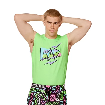 Rad 80s Style Sleeveless T Shirt