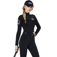Adult Swat Catsuit Plus Size Costume