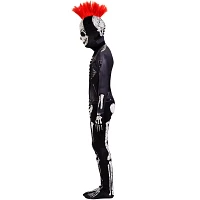 Kids Punk Skeleton Skin Suit Costume