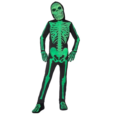 Kids Glow Skeleton Costume
