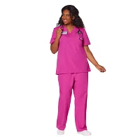 Adult Magenta Medical Scrubs Costume