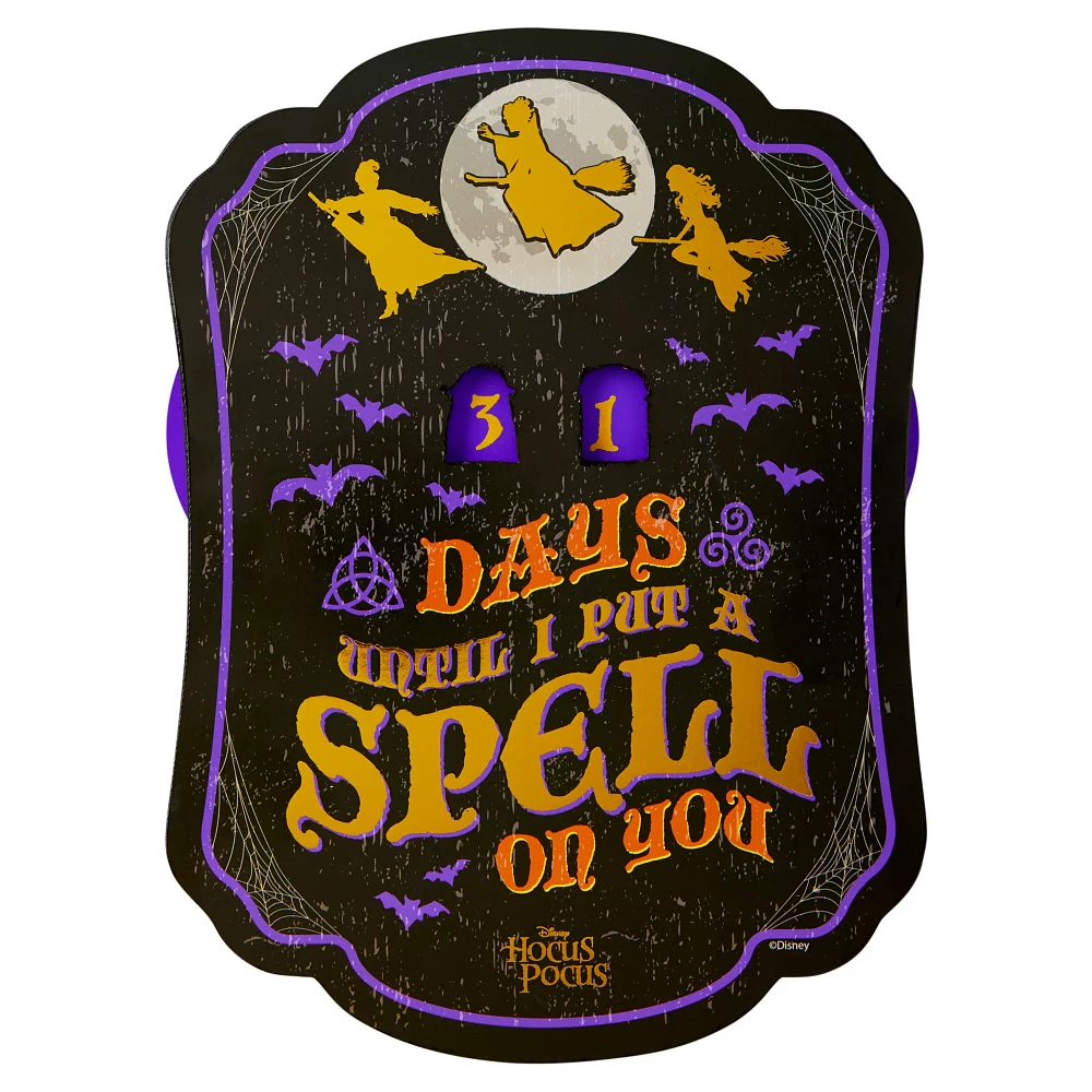 Hocus Pocus Halloween Countdown Sign - Disney