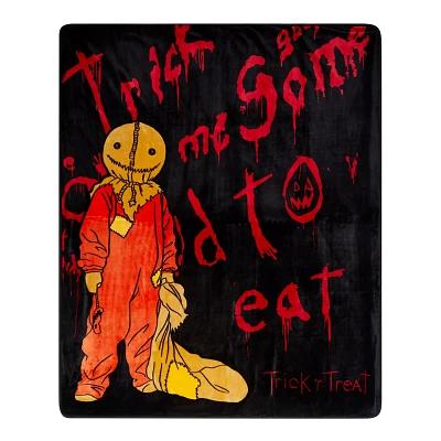 Sam Reversible Fleece Blanket - Trick 'r Treat