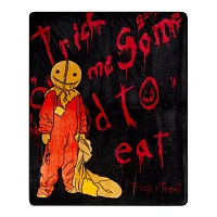 Sam Reversible Fleece Blanket - Trick 'r Treat