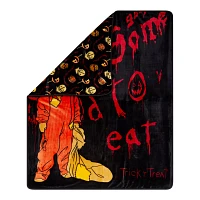 Sam Reversible Fleece Blanket - Trick 'r Treat