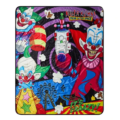 Killer Klowns from Outer Space Sherpa Fleece Blanket