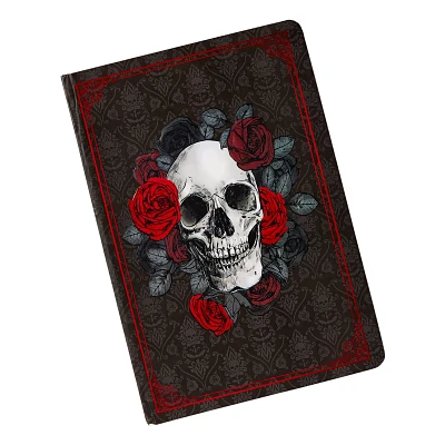 Gothic Noir Skull Journal