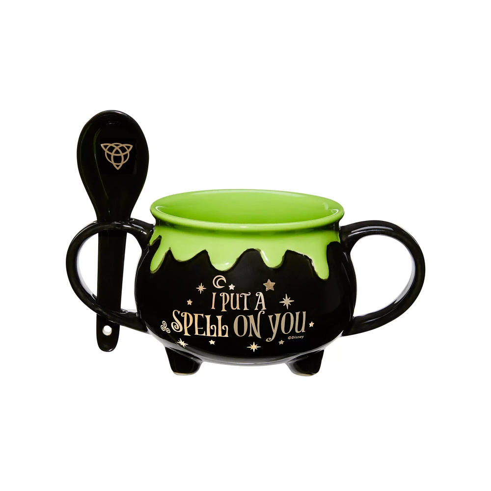 Cauldron Soup Mug With Spoon 20 oz. - Hocus Pocus