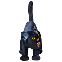 4 Ft Light-Up Scary Cat Inflatable - Decorations