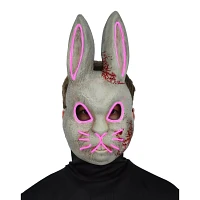 Light-Up EL Wire Bad Bunny Half Mask