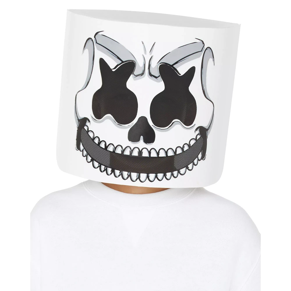 Kids Skeleton Marshmello Half Mask