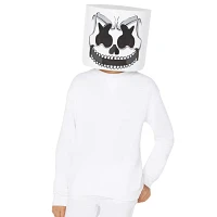 Kids Skeleton Marshmello Half Mask
