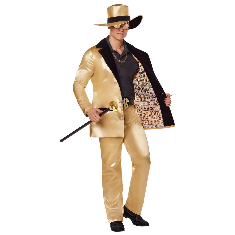 Adult Gold Pimp Costume