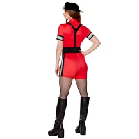 Adult Firefighter Romper Costume