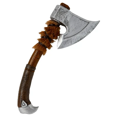 Faux Fur Viking Axe