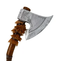 Faux Fur Viking Axe