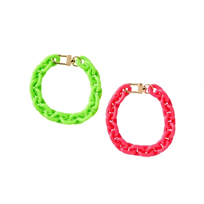 '80s Chain Bracelets - 2 Pack
