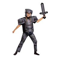 Kids Netherite Armor Costume Deluxe - Minecraft