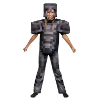 Kids Netherite Armor Costume Deluxe - Minecraft