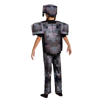Kids Netherite Armor Costume Deluxe - Minecraft