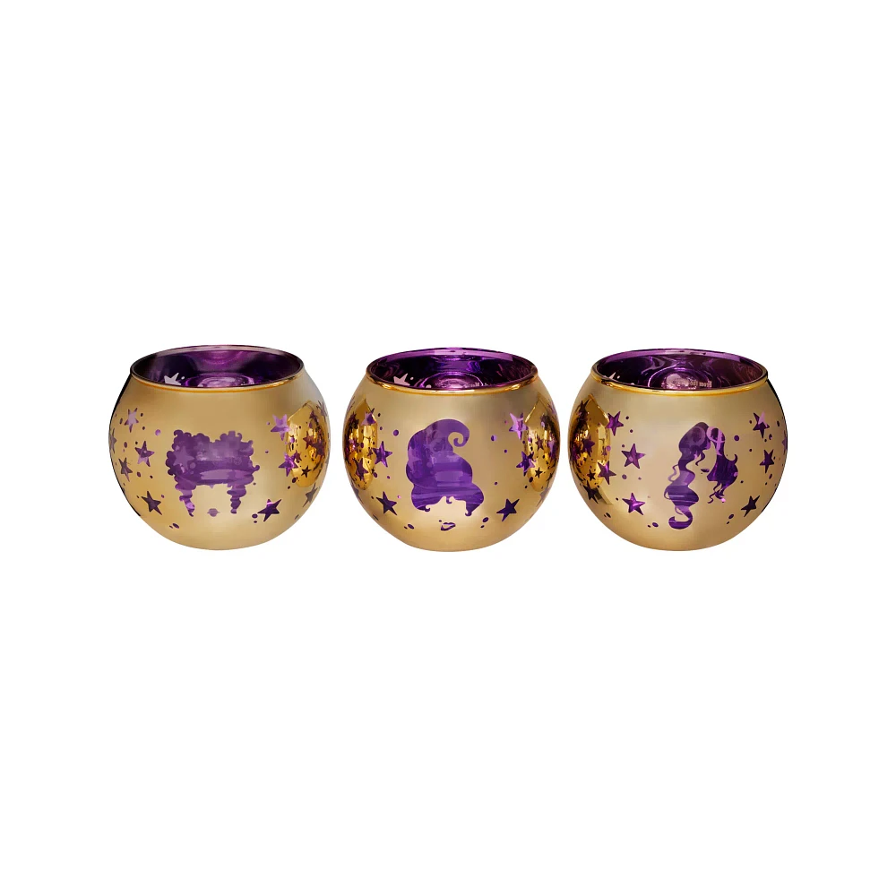 Hocus Pocus Tea Light Candle Holder Set 3 Pack - Disney