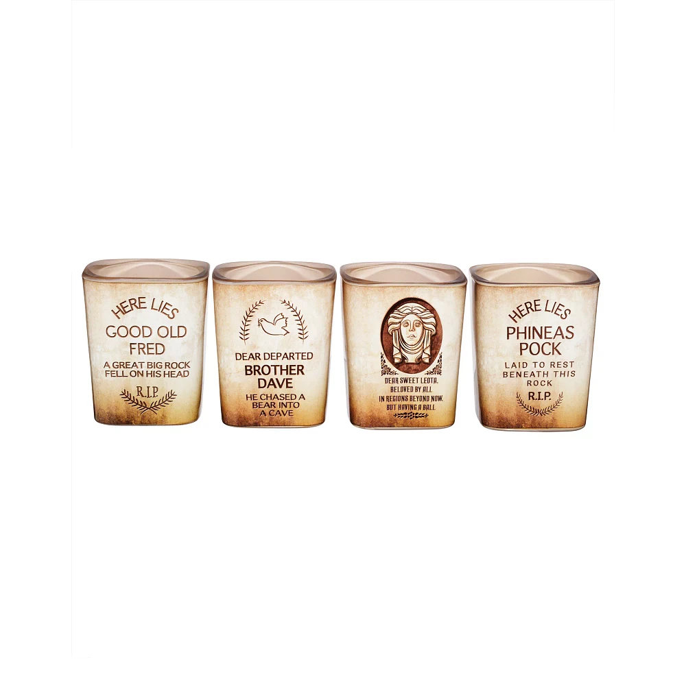 The Haunted Mansion Mini Glass Set - 4 Pack